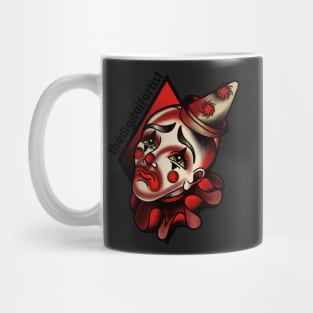 sad clown digital fartist exclusive Mug